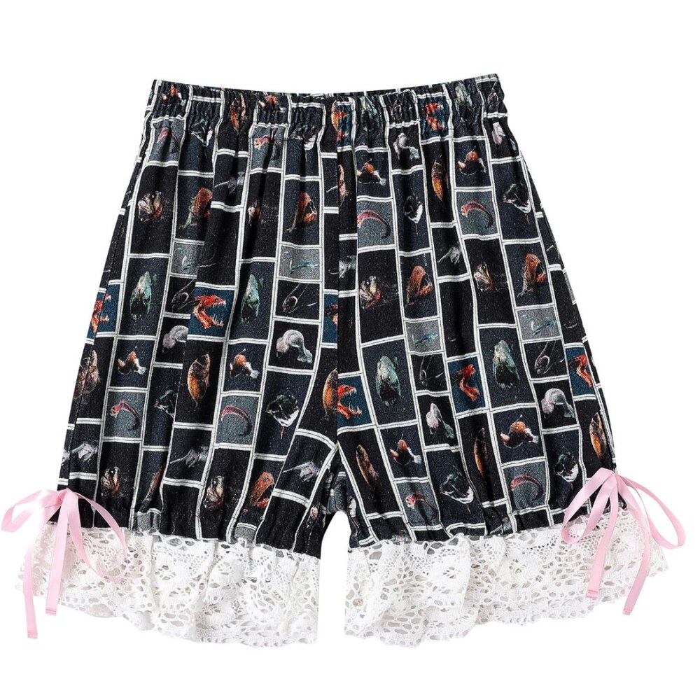 NWT Fashion Brand Company Cute Fish Linen Bloomers